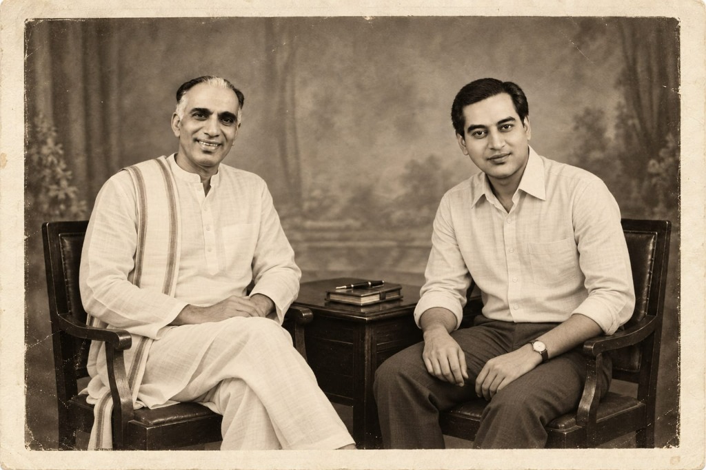 Daya Bhai Desai and Jashu Bhai Patel - Founders of Ganesh Trading Company 1952