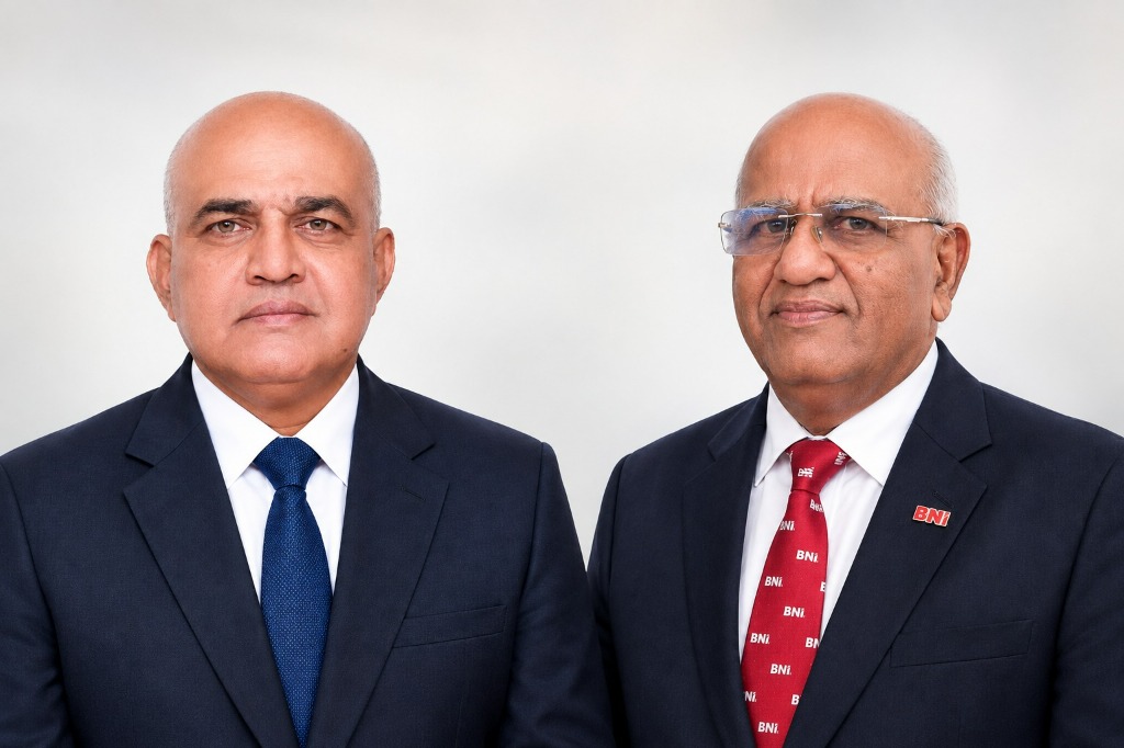 Dharmendra Patel & Yatin Patel - Handover 1980